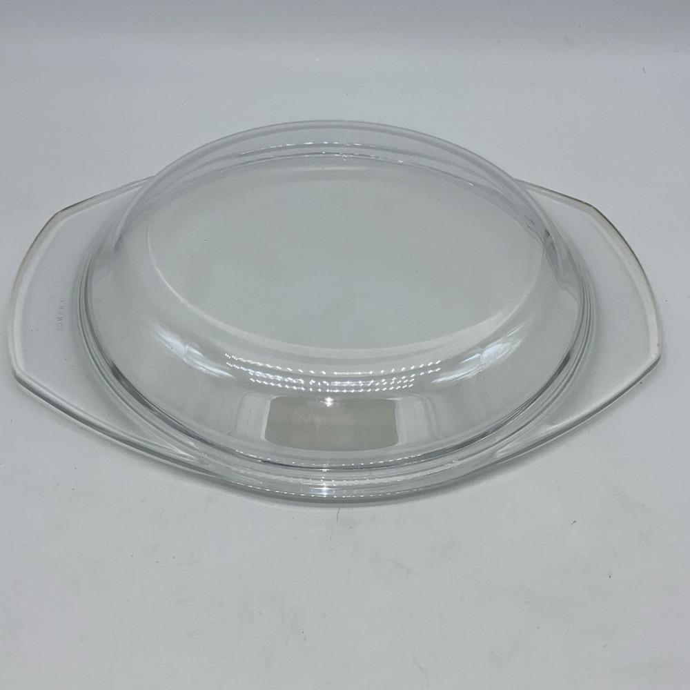 Unbranded Round Casserole Dish Glass Replacement Lid 10.5"‎ x 8.5" GOOD